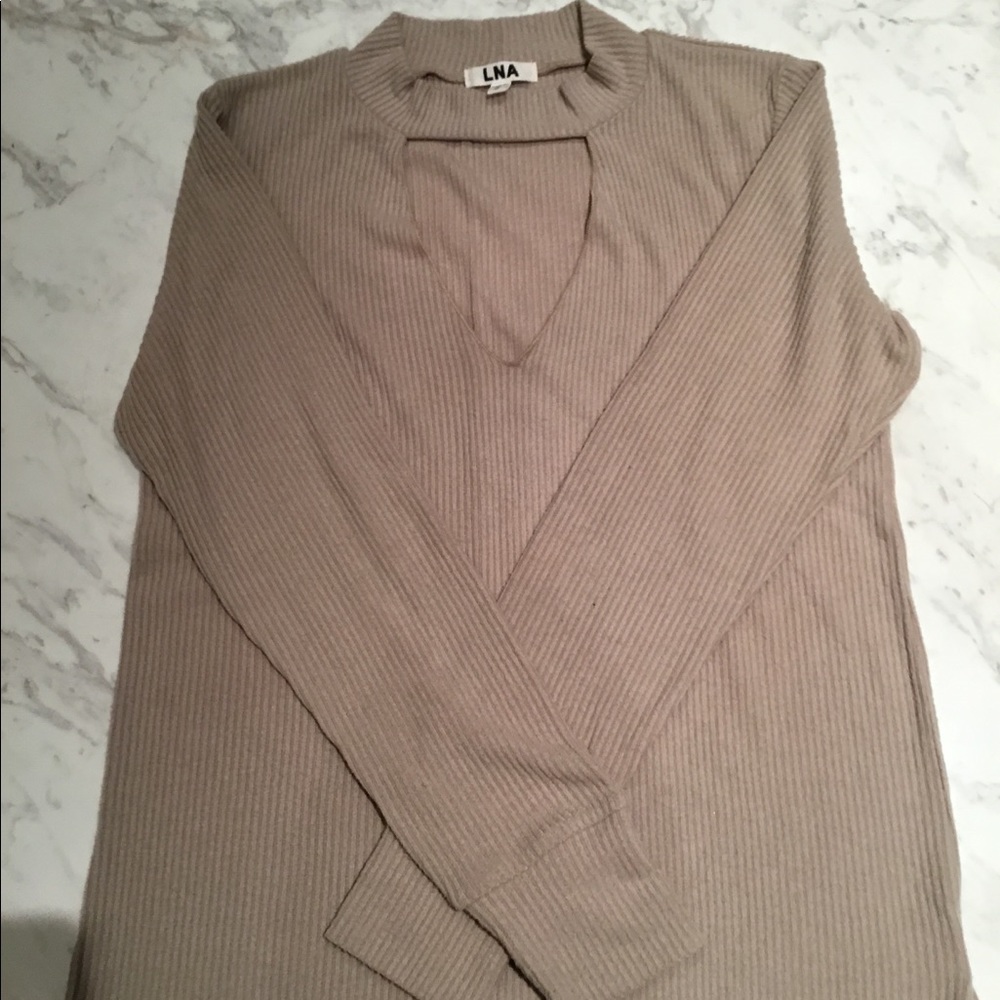 LNA cutout sweater